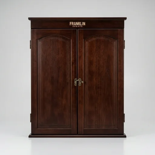 Franklin Sports Dartboard Cabinet with Bristle Dartboard