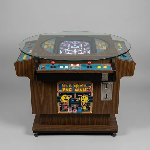 Bally Mr. and Mrs. Pac-Man Cocktail Table Arcade Machine