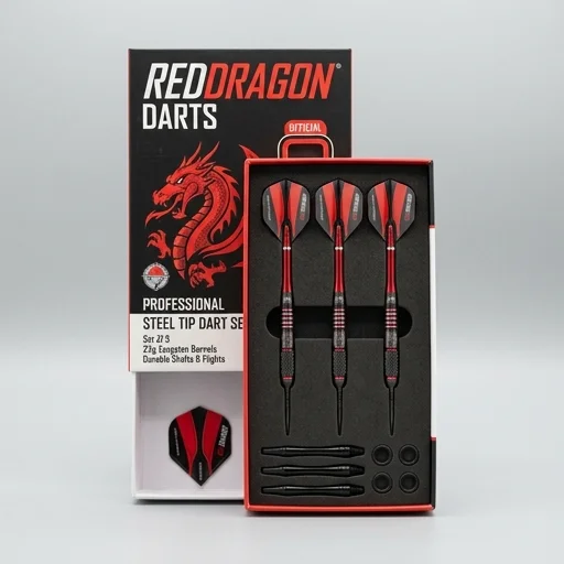 Red Dragon Darts Professional Steel Tip Dart Set